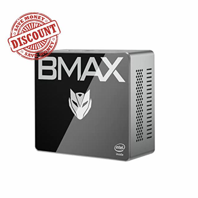 Mini PC Windows 11 Pro 6GB RAM 128GB BAMX B2S Gemini Lake N4000 M.2 SATA SSD Micro Desktop Computer Dual-Band WiFi