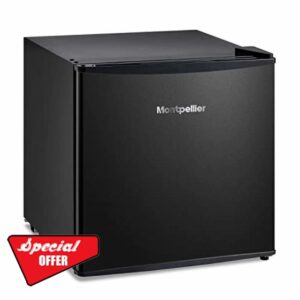 Table Top Mini Freezer In Black 31L Capacity 47 x 45 x 49 - Montpellier MTTF32BK