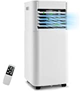 GiantexUK Portable Air Conditioner, 9000BTU 3 in 1 Mobile Evaporative Cooler, Dehumidifier, 2 Spe...
