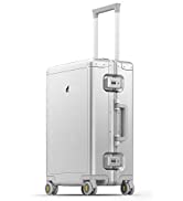 LEVEL8 Suitcase Hand Luggage Suitcases Lightweight 100% PC Trolley Case Micro-Diamond Textured De...