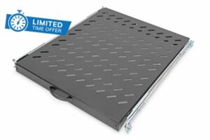 DIGITUS Extendable shelf for 19" cabinets