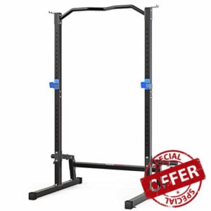 WINNOW Power Cage Height Adjustable Squat Rack Home Gym Power Tower Multi-Function Pull Up Station Strength Training Squat stand Barbell Rack