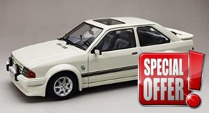 Sunstar 1/18 Scale Model 1984 Ford Escort RS Turbo- Diamond White