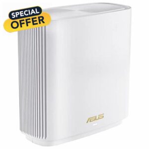 ASUS ZenWiFi XT9 WiFi 6 Mesh System - 1 Pack - White - AX7800 Whole-Home Tri-band Mesh WiFi 6 System