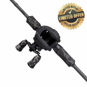 ABU GARCIA MAX X Casting Rod and Bait Cast Reel Combo - Predator Fishing Setup for Pike