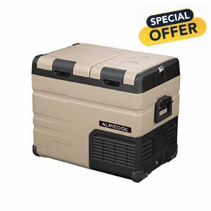 Alpicool TA45 45L Car Fridge Freezer Portable Compressor Car Refrigerator 12/24V Electric Cooler for Camping