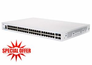 Cisco Business CBS350-48T-4X Managed Switch | 48 Port GE | 4x10G SFP+ | Limited Lifetime Protection (CBS350-48T-4X)