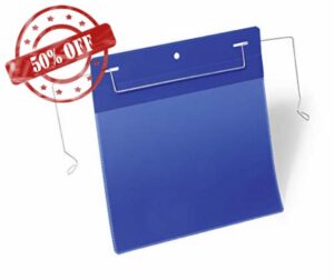 Durable Document Pocket with Wire Hanger A5 Landscape