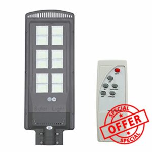 3500W 4000W LED Solar Street Light PIR Motion Sensor Lamp with Remote Controller for Outdoor Garden Patio Street Lighting (Black 3500w)
