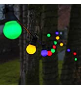 Festive Lights - ConnectGO Connectable Indoor & Outdoor Fairy Lights - Mains Powered LED Lighting...