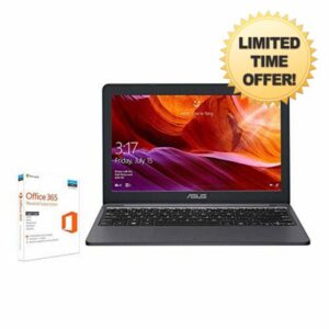ASUS E203MA 11.6 Inch HD Laptop with Microsoft Office 365 (Intel N4000 Processor