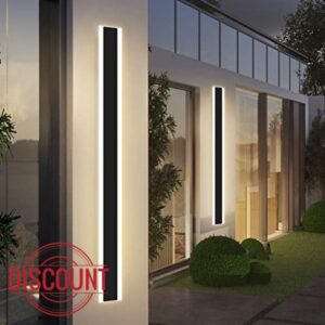 Mikeru 80CM Outdoor Modern Long LED Wall Light