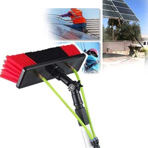 Window and Solar Panel Cleaning Pole Telescopic Brush