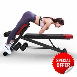Finer Form Multi-Functional Gym Bench for Full All-in-One Body Workout – Versatile Fitness Equipment for Hyper Back Extension