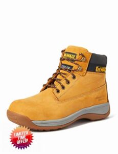 DeWalt Men's Apprentice Hiker Nubuck Boots Wheat UK 10 EUR 45