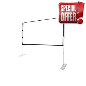 ideo projection screens With Stand Foldable Portable Movie Screen