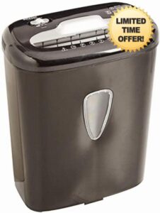 Amazon Basics 6-Sheet High-Security Micro-Cut Paper and Credit Card Shredder