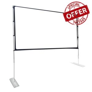 ideo projection screens With Stand Foldable Portable Movie Screen