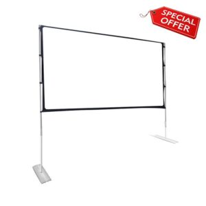 ideo projection screens With Stand Foldable Portable Movie Screen
