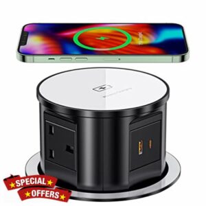 Pop up Socket for Kitchen Worktops