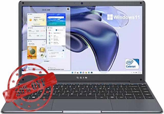 SGIN Laptop 12GB DDR4 512GB SSD