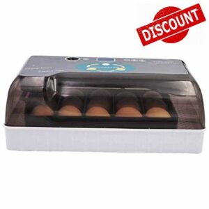 12 Eggs Automatic Hatcher incubator Auto-Turning Temperature Control Digital LED Display Egg Hatcher for Chicken Duck Goose Quail