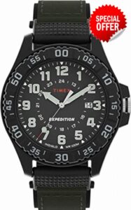 Timex Expedition Camper Men'S 42mm Fabric Strap Watch TW4B264
