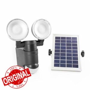 SolarCentre® Shield Twin Outdoor Solar Powered PIR Motion Security Light            [Energy Class A+++]