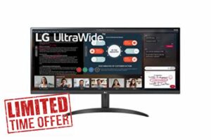 LG UltraWide Monitor 34WP500-34-inch