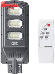 120W/240W/360W Led Solar Lamp Wall Street Light Outdoor Garden Super Bright Motion Sensor Security Lamp+Remote Control 240W