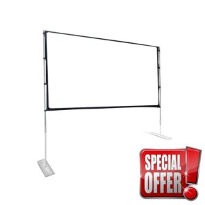 ideo projection screens With Stand Foldable Portable Movie Screen
