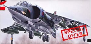 Airfix Hawker Siddeley Harrier GR.1-1:24 Scale Vintage Classics Model Ki