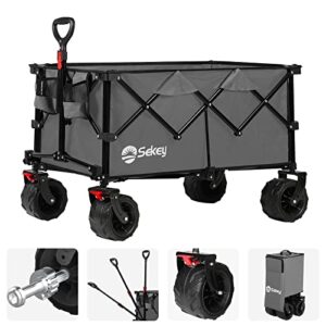 Large Capacity Collapsible Beach Cart