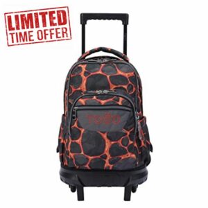 Totto Small School Backpack Wheels Printed