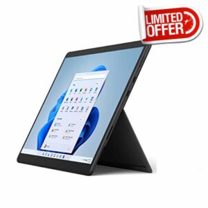 Microsoft Surface Pro 8 - 13 Inch 2-in-1 Tablet PC - Black - Intel Core i7