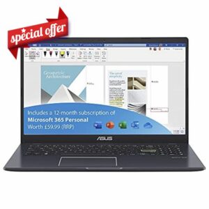 ASUS Vivobook 15 E510MA 15.6" Full HD Laptop (Intel Celeron N4020