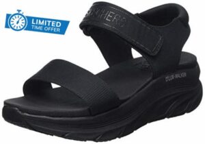 Skechers Women's D'lux Walker New Block Sport Sandal