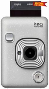 instax mini LiPlay 2-in-1 hybrid instant photo camera and printer with 2.7 inch LCD screen
