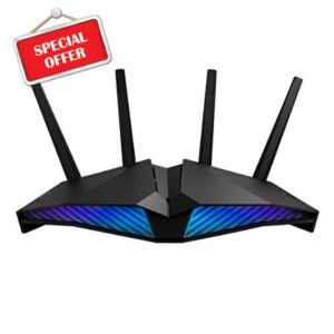 ASUS DSL-AX82U (AX5400) Dual Band WiFi 6 Extendable xDSL Modem Gaming Router