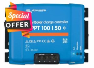 Victron Energy SmartSolar MPPT 100V 50 amp 12/24-Volt Solar Charge Controller (Bluetooth)