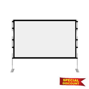 ideo projection screens With Stand Foldable Portable Movie Screen