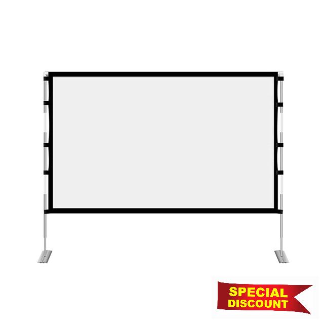 ideo projection screens With Stand Foldable Portable Movie Screen