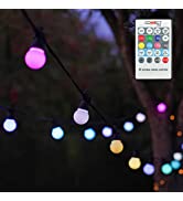 Festive Lights ConnectPro Outdoor Festoons - Black Rubber Cable - Connectable - Warm White LEDs -...