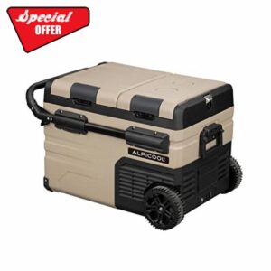 Alpicool TAW35 35L Car Fridge Freezer Portable Compressor Car Refrigerator 12/24V Electric Cooler for Camping