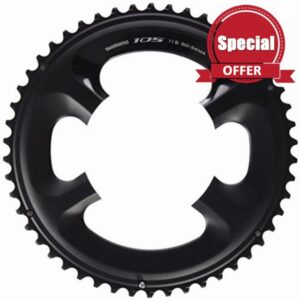 SHIMANO Chainring 50T-MA 105 FC-5800 for 50-34T Black