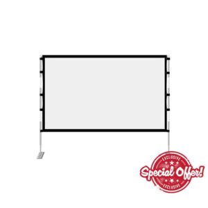 ideo projection screens With Stand Foldable Portable Movie Screen