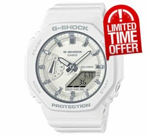 Casio Unisex-Adults Analogue-Digital Quartz Watch with Plastic Strap GMA-S2100-7AER
