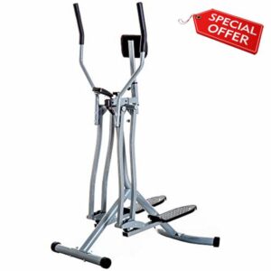HOMCOM Air Walker Glider Cross Trainer Home Gym Fitness Exercise Machine with LCD