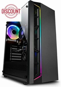 pccustomizer X Gaming PC - AMD Ryzen 5 5600G with Radeon Graphics