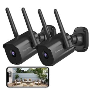 1080P Dual Antenna WiFi Home Surveillance Cameras with IP66 Waterproof